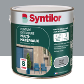 Peinture extérieure multi-matériaux - Gris aluminium - 2 L - Syntilor - Brico Dépôt