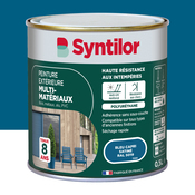 Peinture extérieure multi-matériaux - Bleu capri - 0,5 L - Syntilor - Brico Dépôt