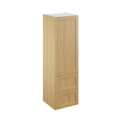 Colonne "Ilona" chêne doré l.60 x h.201 x p.60 cm 1 porte + 2 casseroliers avec 1 tiroir intérieur - Brico Dépôt