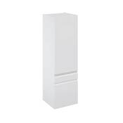 Colonne "Glorian" blanc brillant l.60 x h.201 x p.60 cm 2 portes + 1 tiroir - Brico Dépôt