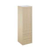 Colonne "Coline" chêne clair l.60 x h.201 x p.60 cm 1 porte + 1 tiroir + 2 casseroliers - Brico Dépôt