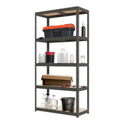 Etagère en bois/métal "Teira" 5 tablettes H. 179 x L. 90 x P. 40 cm - Cooke and Lewis - Brico Dépôt