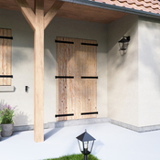 Volet battant manuel bois 215 x 120 cm - GEOM - Brico Dépôt