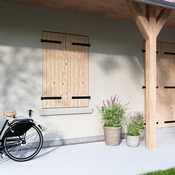 Volet battant manuel bois 155 x 100 cm - GEOM - Brico Dépôt