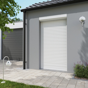 Volet roulant motorisé radio aluminium blanc 225 x 120 cm - GEOM - Brico Dépôt