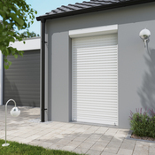 Volet roulant manuel PVC blanc 225 x 120 cm - GEOM - Brico Dépôt