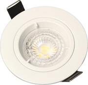 3 spots encastrables fixes gu10 380lm 4000k blanc - Brico Dépôt