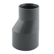 Réduction excentrée PVC pour l'évacuation gravitaire des eaux usées et pluviales M/F 80x40 mm - Fitt - Brico Dépôt