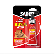 Colle contact néoprène en gel - Tube de 55ml - Sader - Brico Dépôt