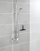 Douchette 3 jets flex en inox 150 cm + raclette - Brico Dépôt