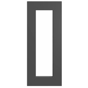 Façade 1 porte vitrée 30cm "Florie"anthracite mat - L. 29.7x H. 71.5cm - Cooke and Lewis - Brico Dépôt