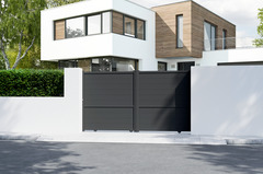 Portail coulissant Rivera 3,25 m - Brico Dépôt