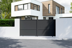 Portail coulissant Rivera 3,75 m - Brico Dépôt