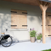 Volet battant manuel bois 135 x 120 cm - GEOM - Brico Dépôt