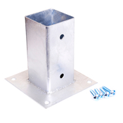 Support pour poteau bois à fixer - 70 mm x 70 mm - Marque BLOOMA - Brico Dépôt