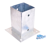 Support pour poteau bois à fixer - 90 mm x 90 mm - Marque BLOOMA - Brico Dépôt