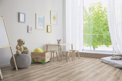 Sol stratifié à clipser effet bois CORDOBA MODERO - Long.138.3 x Larg.19.3 cm. Ép. 8 mm. - Cooke and Lewis - Brico Dépôt