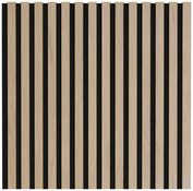 Panneau tasseaux acoustique chêne clair - 2440 x 600 mm, épaisseur 21 mm - Brico Dépôt