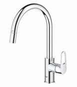 Mitigeur évier "Start Flow" mousseur extractible - H. 35,7 cm  - Grohe - Brico Dépôt