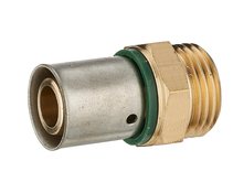 Raccord droit à sertir PER Mâle 3/8" - D16 - Lot de 5 pièces - Noyon & Thiebault - Brico Dépôt