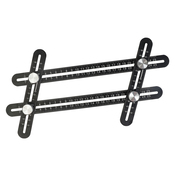 Règle mesure multi angle en aluminium 20 cm - MAGNUSSON - Brico Dépôt