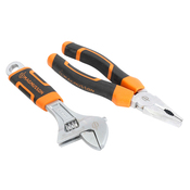 Lot de 1 pince universelle et 1 clef à molette - MAGNUSSON - Brico Dépôt