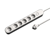 Bloc 6 prises 3 m gris et blanc - Brico Dépôt