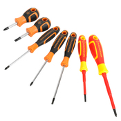 Jeu de 7 tournevis avec lames en acier S2 - MAGNUSSON - Brico Dépôt