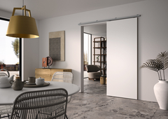 Ensemble porte intérieure coulissante + rail - Brico Dépôt