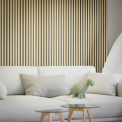 Lot de 2 panneaux décoratifs en HDF - H. 260 x L. 30 cm, ép. 13 mm. - Brico Dépôt