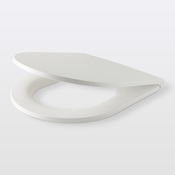 Abattant WC soft close NF forme en D CAVALLY - GoodHome - Brico Dépôt