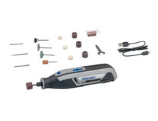 Outil Dremel Lite 7760 sans fil Li-Ion (3,2V) + 15 accessoires - Dremel - Brico Dépôt