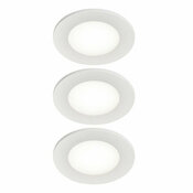 3 spots led intégrée 300 lm 4,5 W blanc "Harmidias" - Cooke and Lewis - Brico Dépôt