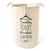 Panier à linge 48 L "Tomorrow" Ecru
 - Brico Dépôt