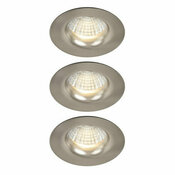 3 spots led encastrables 420 lm nickel "Fauvel" - Cooke and Lewis - Brico Dépôt