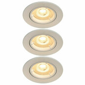 3 spots encastrables GU10 blanc "Nelville" - Cooke and Lewis - Brico Dépôt