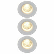 3 spots led encastrables 420 lm dimmable blanc "Fauvel" - Cooke and Lewis - Brico Dépôt