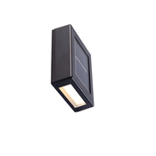 Applique solaire Led noir 3000K Brith - Brico Dépôt