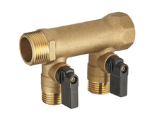 Collecteur Ecrou libre Femelle - Mâle 20x27 - 2 départs à Vannes 15x21 - Noyon & Thiebault - Brico Dépôt