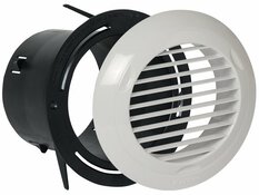 Kit manchette trident + bouche d'extraction blanc - Ø 125 mm - Aldes - Brico Dépôt