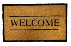 Tapis intérieur ou extérieur abrité "Coco" marron, beige - 45x75 cm  - Brico Dépôt