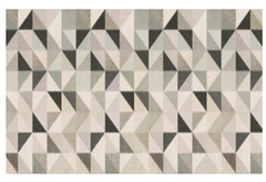 Tapis de cuisine "Premium" gris et blanc - 50x120 cm  - Brico Dépôt