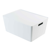 Boîte blanche avec couvercle 22L - Brico Dépôt