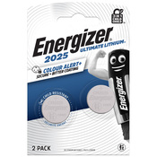 2 piles CR2025 Ultimate Lithium - Energizer - Brico Dépôt