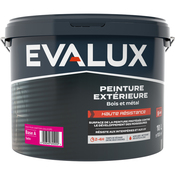 Peinture extérieure bois et métal 10 L Base A Satin - Evalux - Brico Dépôt