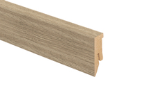 Plinthe "Zermatt" marron l. 260 cm x l. 70 mm x Ep. 10 mm - Brico Dépôt