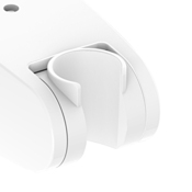 Support douchette universel blanc effet chromé brillant 6,6 x 5,2 x 3,9 cm - Cooke and Lewis - Brico Dépôt