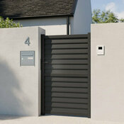 Portillon aluminium Celtis 1m - Marque BLOOMA - Brico Dépôt