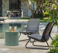 Coffre glacière vert amande concept 3 en 1 "Cool Stool" - Keter - Brico Dépôt