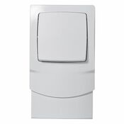 Va-et-vient cadre vertical 12,5mm composable Appareillage saillie blanc - Legrand - Brico Dépôt